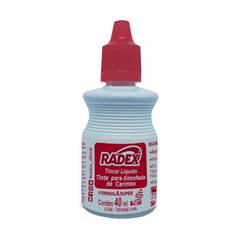 TINTA P/CARIMBO 40ML VERMELHO-RADEX