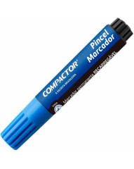 PINCEL PERMANENTE RECARREGAVEL AZUL - COMPACTOR