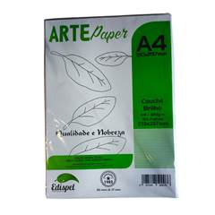 PAPEL COUCHE BRILHO A4 50 FOLHAS 120 GRAMAS - EDISPEL