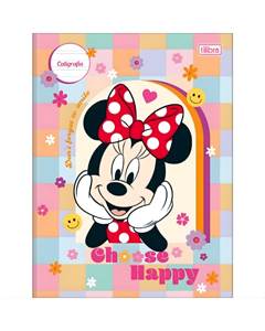 CADERNO  040FOLHAS CALIGRAFIA MINNIE
