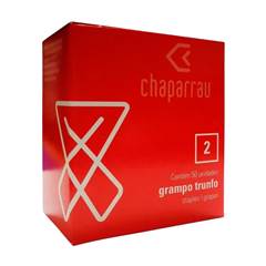 GRAMPO TRUNFO N°2 GALVANIZADO 50 UNIDADES - CHAPARRAU