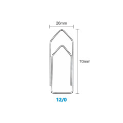 CLIPS 12/0 GALVANIZADO 105X1-BACCHI