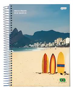 CADERNO CAPA DURA 12MATERIAS 240FOLHAS BRASILIDADE - JANDAIA
