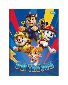 CADERNO BROCHURA OFICIO 48 FOLHAS PATRULHA CANINA 275X200MM