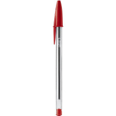 CANETA ESFEROGRAFICA CRISTAL FINA 0.7 VERMELHA - BIC