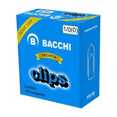 CLIPS 1/0 GALVANIZADO 100 UNIDADES - BACCHI