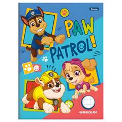 CADERNO CAPA DURA QUADRICULADO 040FOLHAS PATRULHA CANINA - FORONI