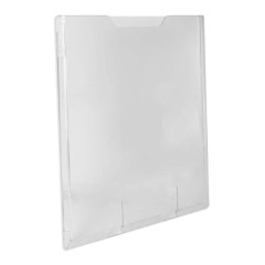 DISPLAY ACRILICO A4 VERTICAL COM FUNDO - NOVACRIL