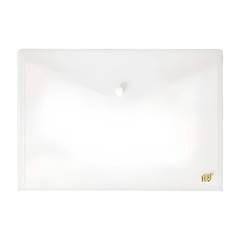 ENVELOPE PLASTICO C/BOTAO DB803A CRISTAL