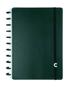 CADERNO DARK GREEN MEDIO - CADERNO INTELIGENTE