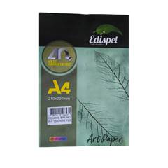 PAPEL COUCHE BRILHO A4 50 FOLHAS 150 GRAMAS - EDISPEL