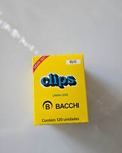 CLIPS 10/0 GALVANIZADO 120 UNIDADES - BACCHI