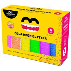 COLA COLORIDA COM 06 CORES NEON - MASTER