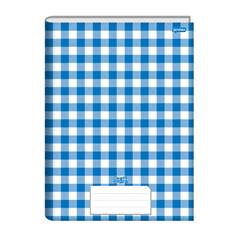 CADERNO CAPA DURA BROCHURA UNIVERSITARIO 096 FOLHAS XADREZ AZUL - JANDAIA