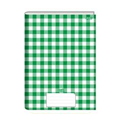 CADERNO CAPA DURA BROCHURA UNIVERSITARIO 096 FOLHAS XADREZ VERDE - JANDAIA