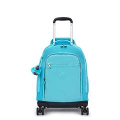 MOCHILA COM RODINHAS NEW ZEA AZUL FUNKY TURQ BL - KIPLING