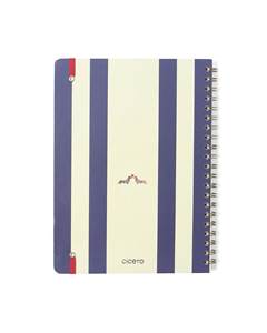CADERNO ESPIRAL PRAIA PAUTADO 20X27,5 BARRACA 1 MATÉRIA 80 FLS - CICERO