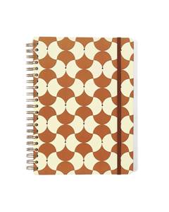 CADERNO ESPIRAL BOSSA NOVA PAUTADO 20X27,5 BOEMIA CARAMELO 10 MAT¿RIAS 160 FLS - CICERO