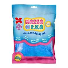 MASSA P/MODELAR 50G EVA AZUL CLARO-MAKE+