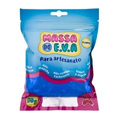 MASSA P/MODELAR 50G EVA AZUL ESCURO-MAKE+