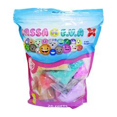 MASSA P/MOD.250G EVA 20 CORES SORTIDAS 13067-MAKE+