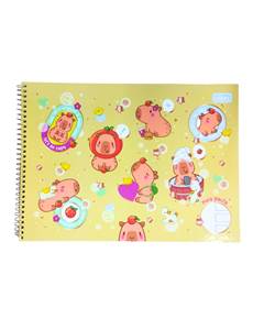 CADERNO CAPA DURA ESPIRAL 040FOLHAS MEIA PAUTA CAPY CLUB - TILIBRA