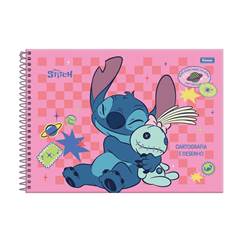 CADERNO CARTOGRAFIA  080FOLHAS STITCH - FORONI