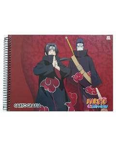 CADERNO CAPA DURA ESPIRAL 060FOLHAS CARTOGRAFICO NARUTO - SAO DOMINGO