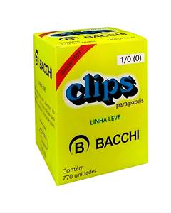 CLIPS 1/0 (0) GALVANIZADO 770X1 BACCHI