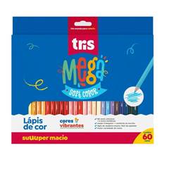 LAPIS COR 60X1 MEGA COLOR CORES 903341 - TRIS