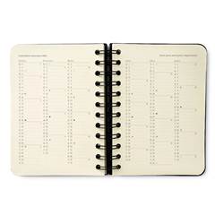AGENDA PLANNER WIRE-O 2026 PRAIA DIARIA 11,5X16 CACHORROS- CICERO