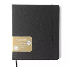 AGENDA PLANNER CLAS.SEM.17X19,5 PRETA- CICERO