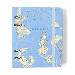 AGENDA PLANNER ARGOLADO CLASSICO SEMANAL A6 AQUA AZUL-CICERO