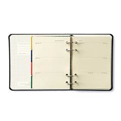 AGENDA PLANNER ARGOLADO CLASSICO SEMANAL A6 AQUA AZUL-CICERO