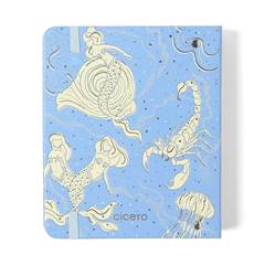 AGENDA PLANNER ARGOLADO CLASSICO SEMANAL A6 AQUA AZUL-CICERO