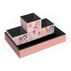 ORGANIZADOR DE MESA FLORAL KRAFT 5267- FINA IDEIA