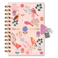 DIARIO C/CHAVE LEVE AMOR  - FINA IDEIA