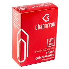 CLIPS Nº2 CAIXA COM 100 UNIDADES - CHAPARRAU