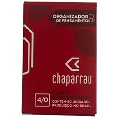 CLIPS 4/0 CAIXA COM 50 UNIDADES - CHAPARRAU