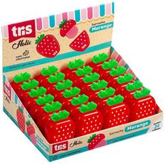 BORRACHA HOLIC MORANGO - TRIS