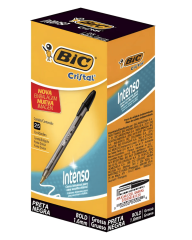 CANETA ESFEROGRAFICA CRISTAL BOLD 1.6 PRETA - BIC