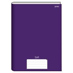 CADERNO CAPA DURA OFICIO 096 FOLHAS STIFF ROXO - JANDAIA