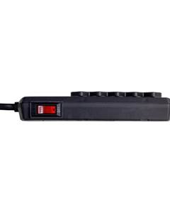 FILTRO DE LINHA 5 TOMADAS PRETO 3 METROS 500124 - FORCE LINE