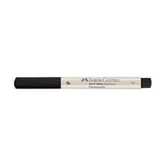 PINCEL PERMANENTE 1.0 MULTIMARK 2X1 PRETO E BRANCO - FABER-CASTELL