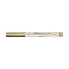 PINCEL PERMANENTE 1.0 MULTIMARK 2X1 PRATA E OURO - FABER-CASTELL