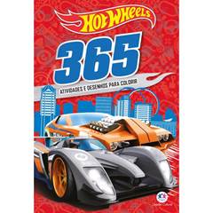 LIVRO DE 365 ATIVIDADES E DESENHOS PARA COLORIR HOT WHEELS 752 - CIRANDA CULTURAL