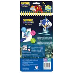 LIVRO COLORIR AQUABOOK SONIC CORES DO GAME - CIRANDA CULTURAL