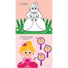LIVRO COLORIR PRINCESAS COM GIZ DE CERA - CIRANDA CULTURAL