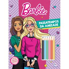 LIVRO COLORIR BARBIE PASSATEMPOS DA AMIZADE COM LAPIS DE COR - CIRANDA CULTURAL