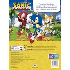 LIVRO COLORIR SONIC ATIVIDADES E AVENTURAS COM LAPIS DE COR - CIRANDA CULTURAL